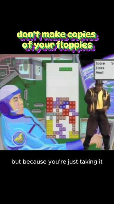 Remember to copy the Floppy