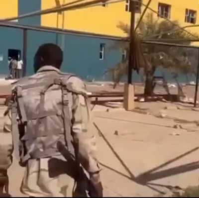 RSF solider gets sniped