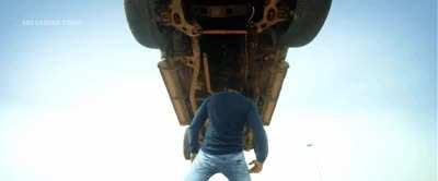 Macho behind the wheel