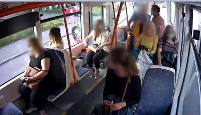 WCGW trying to run away from the ticket inspector