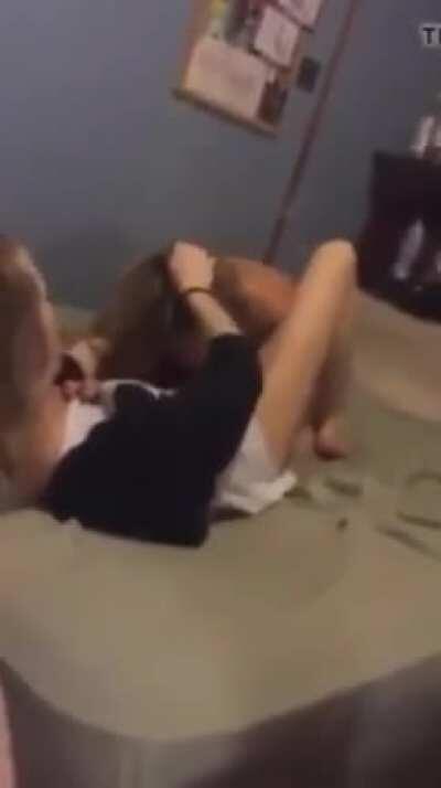 College Lesbians Fuck In Front Of Their Friends