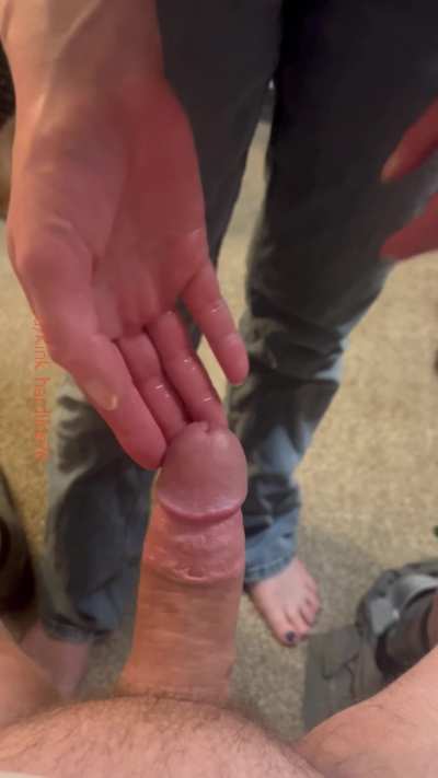 Keeping him hard as often as I can