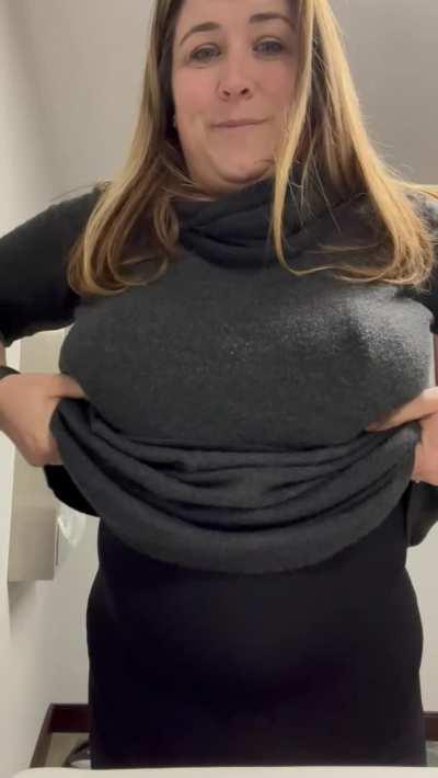 Big Tits out at work for you 😉