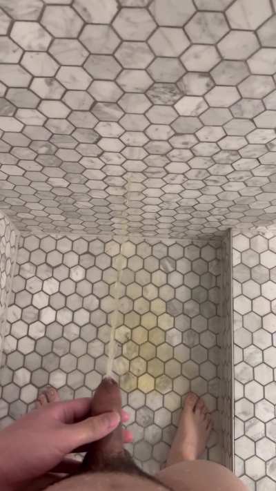 [M]orning pee in the shower