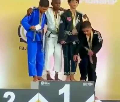 Lil bro was born to be a King 👑