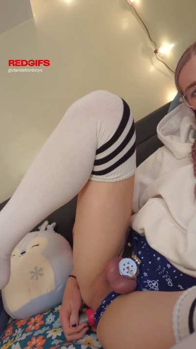 Guess I only cum like a girl now 💗