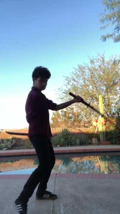 Forget Guys in Skirts, and butterfly knives. Look at classy Swordsmanship