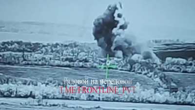 RU POV: FAB strike on a position of an active Ukrainian air defense system