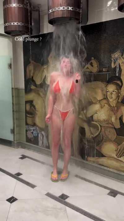 She is more bustier than ever