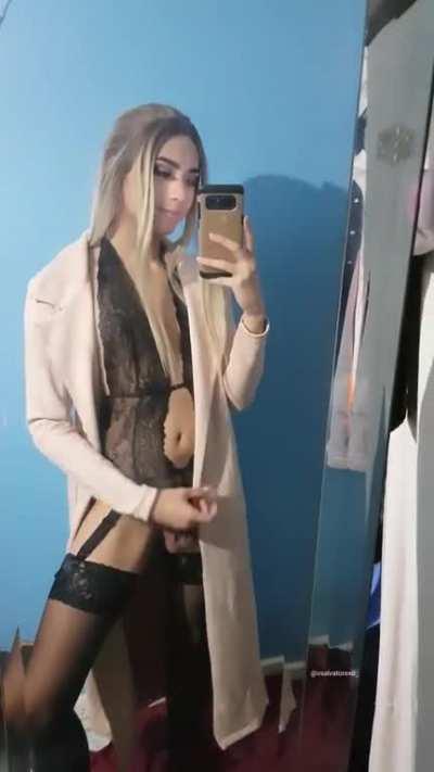 Revealing what's under my coat