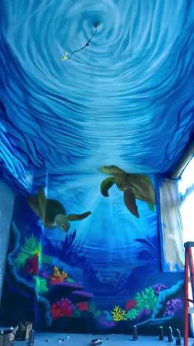 Sitting on dry land, you’re still deep underwater.