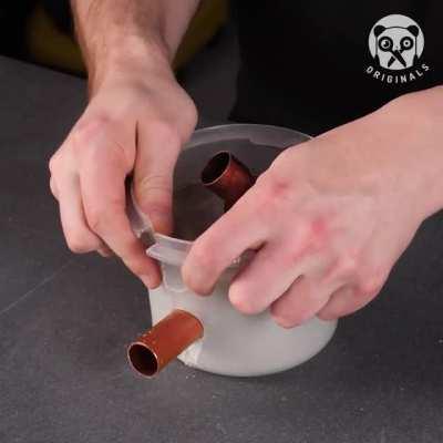 A bad lamp and potentially dangerous to touch