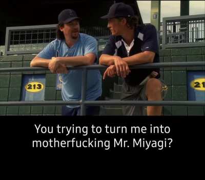 Kenny, want you to be his mentor.