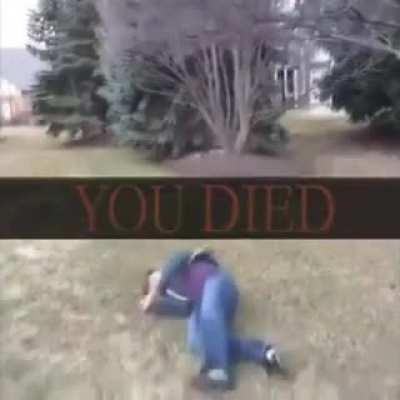 Ninja dude in a tree