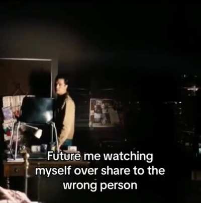 I'll never do it again...