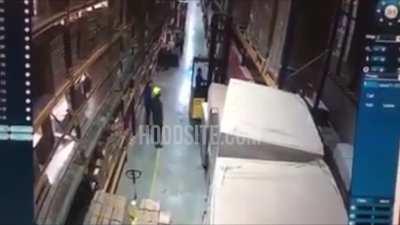 A good reminder to avoid being under heavy equipment.