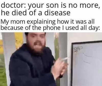 mom knows what the real problem is