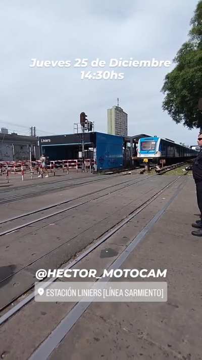 Accidente en estacion Liniers 25/12