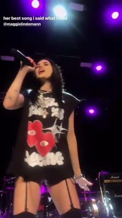 Absolute goddess on stage.