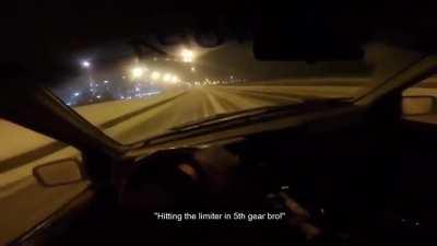 Great car control and a terrifying winter drifting