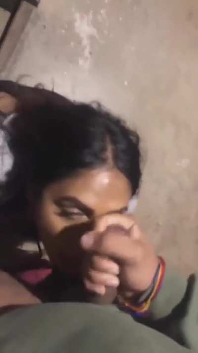 Indian Blowjob Queen Likes Taking Facials