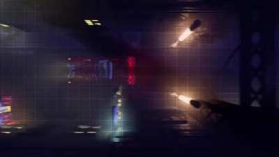 Animated Cyberpunk Car Chase