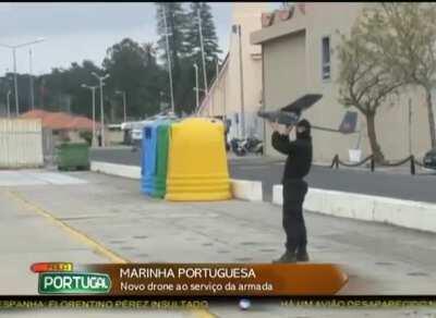 WCGW launching a drone