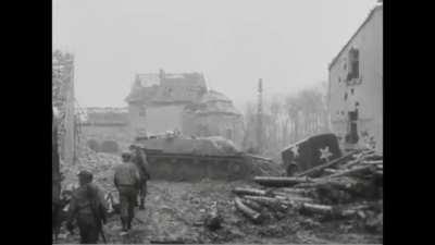 Jagdpanzer IV knocked out in the ETO in 1944