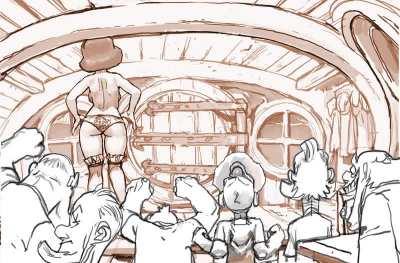 Snow White's striptease (JJFrenchie) [SNOW WHITE AND THE SEVEN DWARFS]