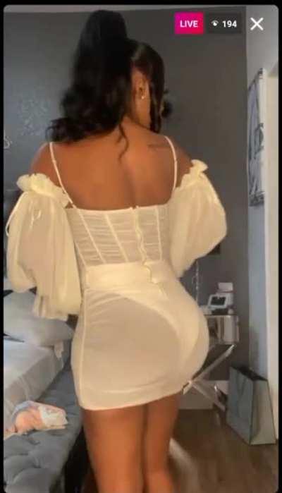 Future baby mama pulling out wedgie