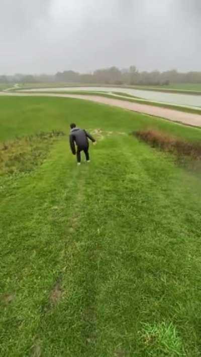 If people slid instead of walked