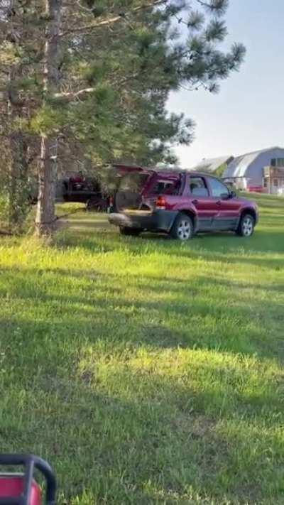 WCGW if i use my car to remove a tree