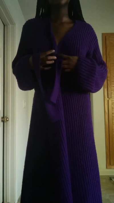 I hope you like what’s under my robe 