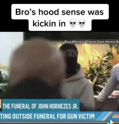 Shootout opens up at a funeral and my guy looks ready