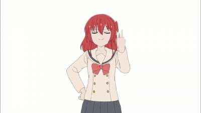 The middle finger is now canon