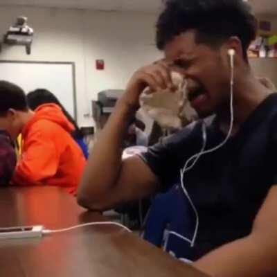 If anyone teared up or cried to this song I have mad respect for you