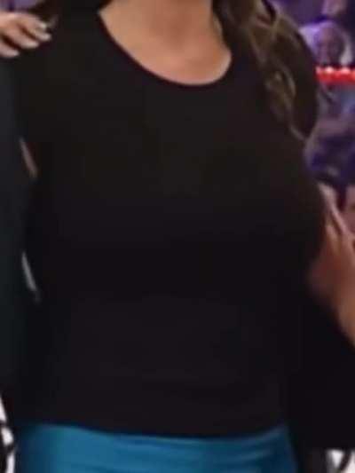 Stephanie McMahon’s nice big tits in her HLA segment