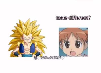 Gotenks and Chiyo having a totally normal conversation 