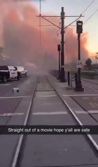 Crazy shot from my buddy's snap