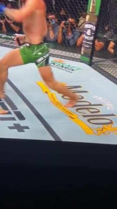 How the UFC Main Event matchup ended between Poirier and McGregor ended
