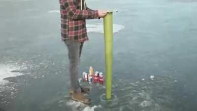 Как я раньше жил без холодной колы на зимней рыбалке?