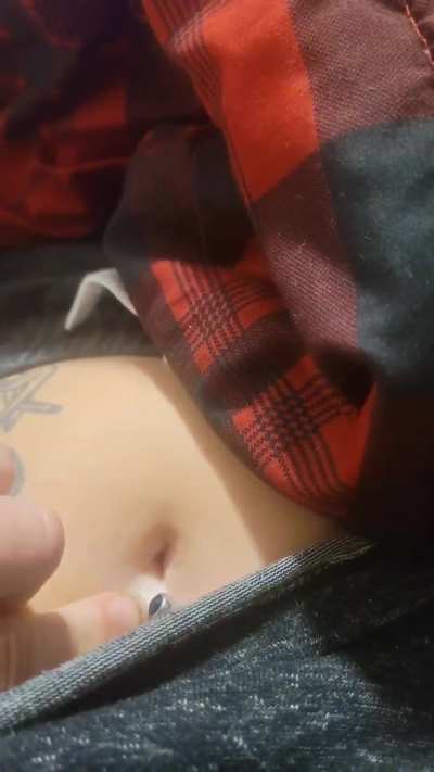 Play with my cute innie navel