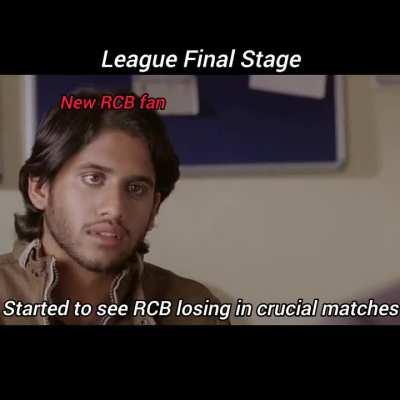 Stages of being a RCB fan