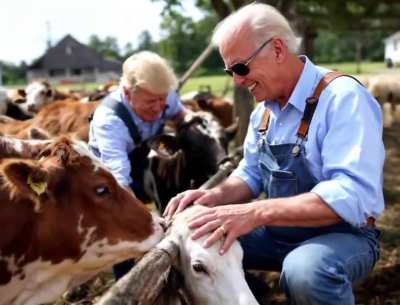 It's a long shot, but I hope this is the vibe for the next 4 years.