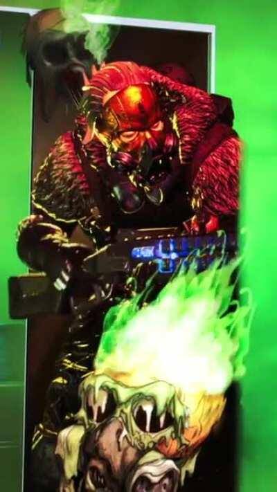 Finally put together my dream caustic banner!