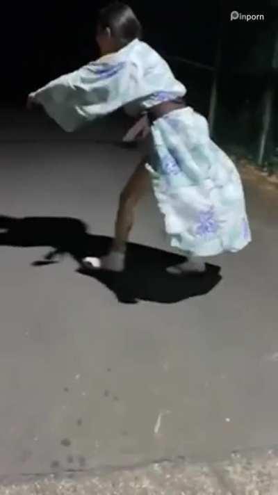 Almost Caught Jilling On The Street [GIF]