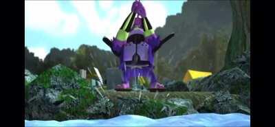 Unit 01 when Shinji doesn’t get inside the damn robot: