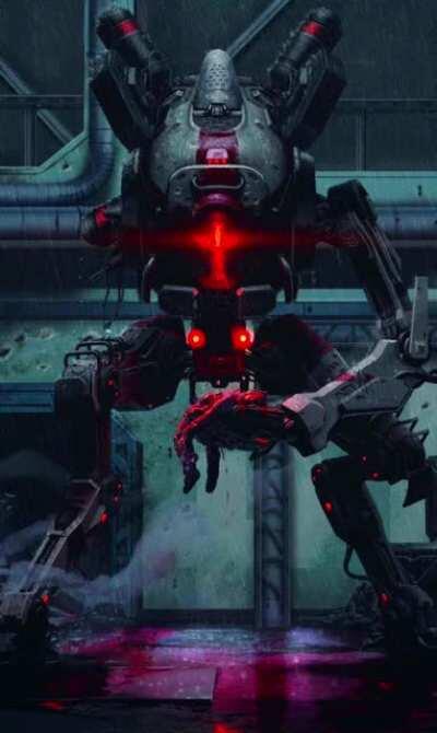 Original drawing made by u/theliteralbestrobot but i animated it and color shifted it