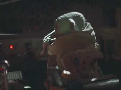 Grogu has a good taste in music.