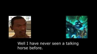 One minute of CJ roasting other champions on lane.